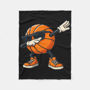 Dabbing Sketll Ll With Sungles Funny Sketll 1  Fleece Blanket
