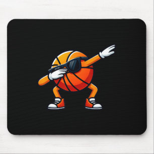 Dabbing Sketll Sports Player Sketll Team Game Love Mouse Pad