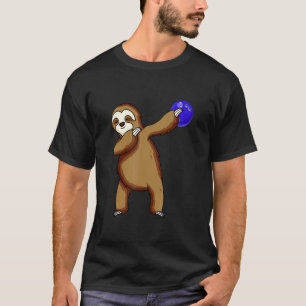 Dabbing Sloth B0wling B0wling Sloth Kids T-Shirt