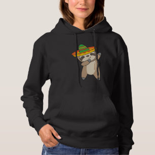 dabbing Sloth Cinco De Mayo süße Tiere Mexico Hoodie