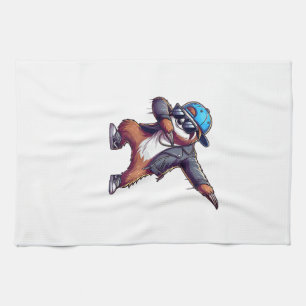 Dabbing Sloth T-Shirt Tea Towel