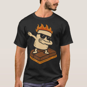Dabbing Smore Marshmallow Dab Dance S'More Camping T-Shirt