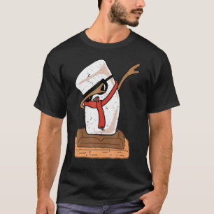 Dabbing S'mores Smores Marshmallow Camping Food T-Shirt