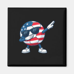 Dabbing Soccer American Ll Boys Men Women Sports P Magnet