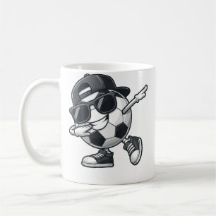 Dabbing Soccer Ball Player Coffee Mug