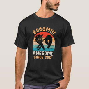 Dabbing Soccer Boy 9Th Birthday - Booom! Awesome S T-Shirt