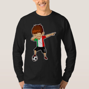 Dabbing Soccer Boy Italy Men Women Kids Italy Fan T-Shirt