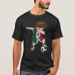 Dabbing Soccer Boy Mexico Mexican Boys Football T-Shirt