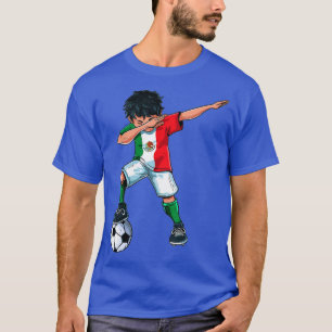 Dabbing Soccer Boy Mexico - Mexican Football Gift  T-Shirt