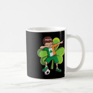 Dabbing Soccer Boy St Patricks Day Kids Men Irelan Coffee Mug