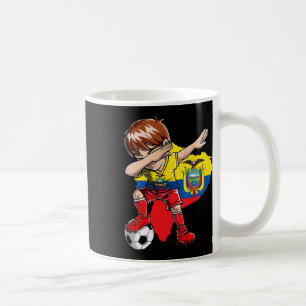 Dabbing Soccer Colombia Jersey Boy Colombian Boys Coffee Mug