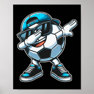 Dabbing Soccer Ll Boys Player Poster