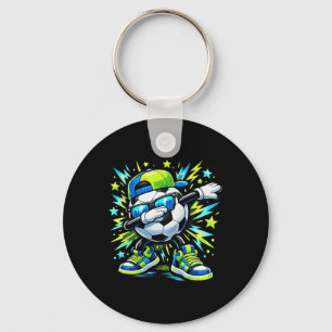 Dabbing Soccer Ll Cool Kids Funny Sports  Key Ring