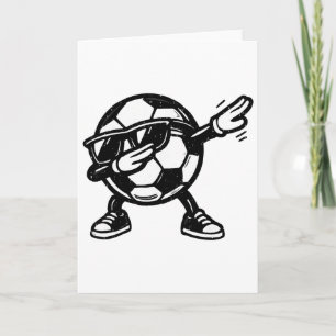 Dabbing Soccer Ll Funny Sport Player Dab Dance Foo Card