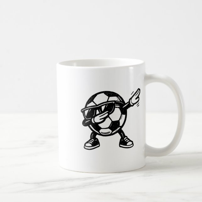 Dabbing Soccer Ll Funny Sport Player Dab Dance Foo Coffee Mug (Right)