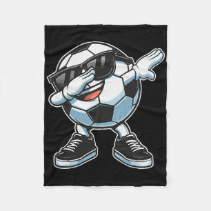 Dabbing Soccer Ll Player _2 Fleece Blanket