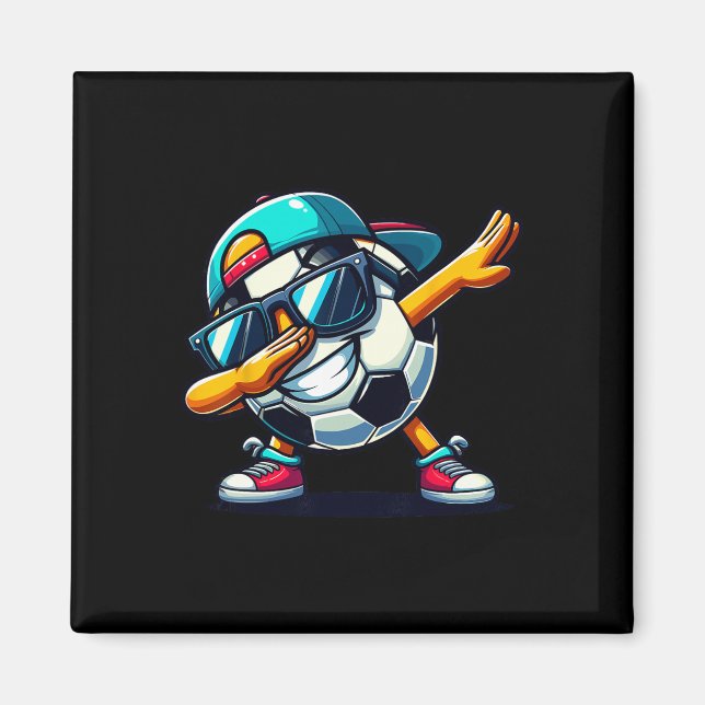 Dabbing Soccer Ll Player _2  Magnet (Front)