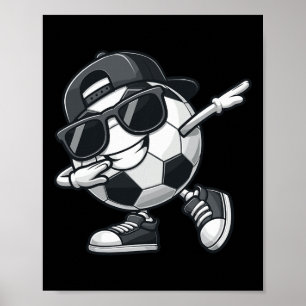 Dabbing Soccer Ll Player _3 Poster