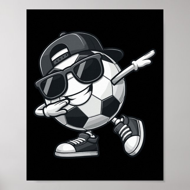 Dabbing Soccer Ll Player _3  Poster (Front)