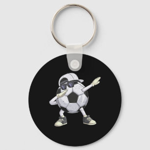 Dabbing Soccer Ll Shirt Funny Boys Men Women Sport Key Ring