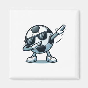 Dabbing Soccer Ll Shirt Funny Boys Men Women Sport Magnet