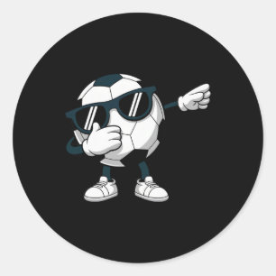 Dabbing Soccer Ll Soccer Team Soccer Players Men B Classic Round Sticker
