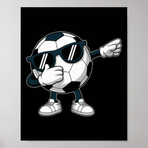 Dabbing Soccer Ll Soccer Team Soccer Players Men B Poster