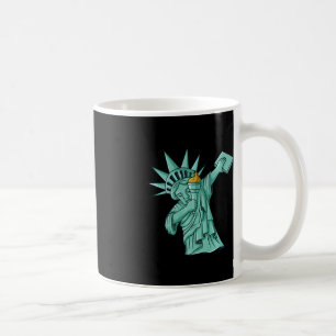 Dabbing Statue Of Liberty 4th Of July Kids Boys Coffee Mug