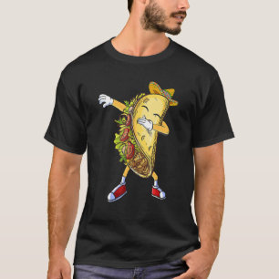Dabbing Taco Cinco De Mayo Boys Men Mexican Food D T-Shirt