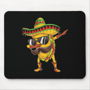 Dabbing Taco Cinco De Mayo Boys Men Mexican Food S Mouse Pad
