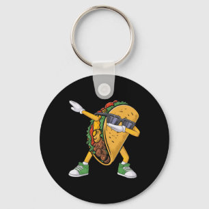 Dabbing Taco Cinco De Mayo Funny Boys Men Mexican Key Ring