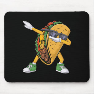 Dabbing Taco Cinco De Mayo Funny Boys Men Mexican Mouse Pad