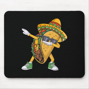 Dabbing Taco Cinco De Mayo Funny Mexican Food Dab Mouse Pad