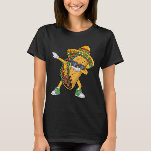 Dabbing Taco Cinco De Mayo Funny Mexican Food Dab T-Shirt