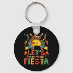 Dabbing Taco Cinco De Mayo Shirt Women Men Mexican Key Ring