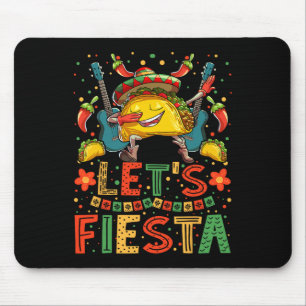 Dabbing Taco Cinco De Mayo Shirt Women Men Mexican Mouse Pad