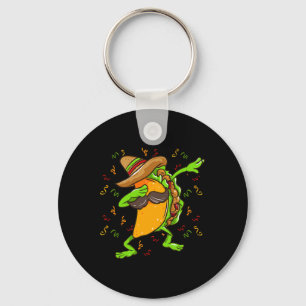 Dabbing Taco T Shirt Cinco De Mayo Mexican Fiesta  Key Ring