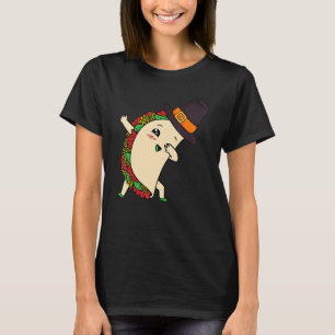 Dabbing Taco Thanksgiving Day Cool Fall Autumn Mex T-Shirt