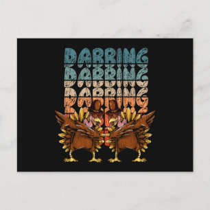 Dabbing Thanksgiving Funny Dab Turkey Kids Gift Postcard