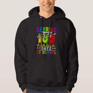 Dabbing Through 100 Days of School 100th Day Schoo Hoodie