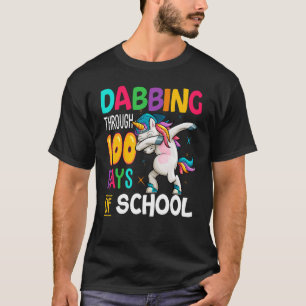 Dabbing Through 100 Days Of School Funny Shirt