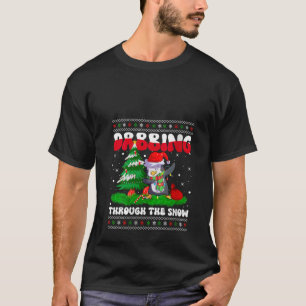 Dabbing Through The Snow Dab Dance Penguin Christm T-Shirt