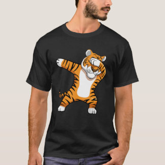 Dabbing Tiger Football Mascot     Classic T-Shirt