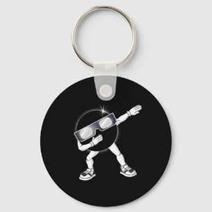 Dabbing Total Solar Eclipse 2024 Totality Dab Boys Key Ring