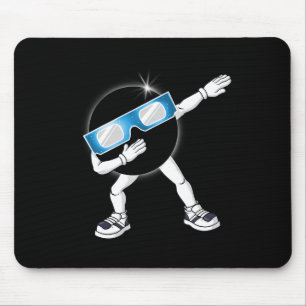 Dabbing Total Solar Eclipse 2024 Totality Dab Boys Mouse Pad