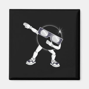 Dabbing Total Solar Eclipse 2024 Totality Dab Kids Magnet