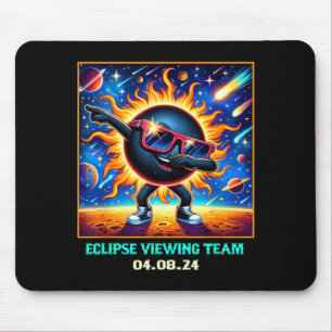 Dabbing Total Solar Eclipse Eclipse Viewing Team Mouse Pad