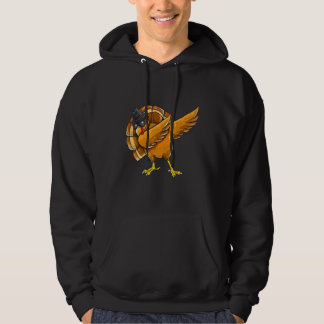 Dabbing Turkey Thanksgiving Boys Kids Men Turkey D Hoodie
