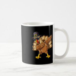 Dabbing Turkey Thanksgiving Day Pilgrim Boys Men F Coffee Mug