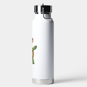 Dabbing Turtle Sombrero Vintage Vector Design_1 Water Bottle